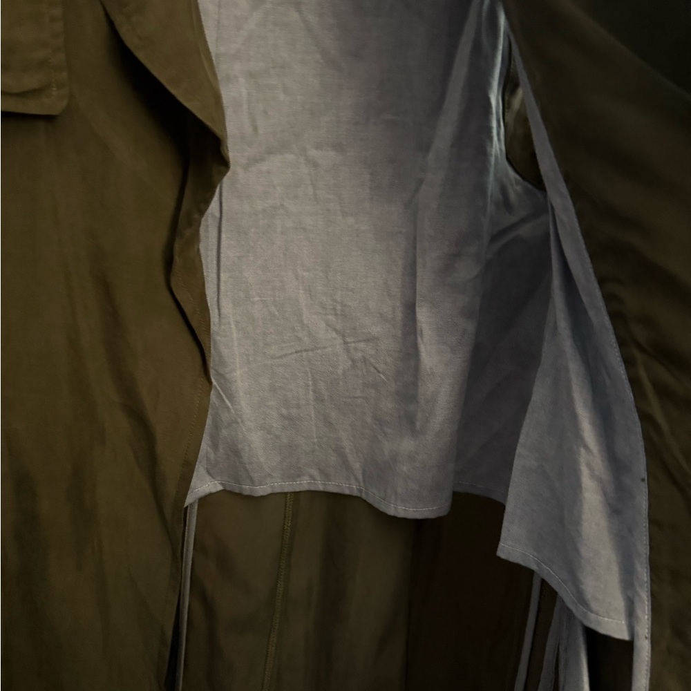 Runway New York Olive Longline Utility S Vest Indie Sleaze Minimalist - Picture 5 of 5